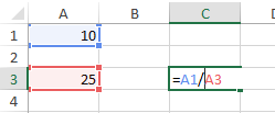 fÃ³rmulas excel divisiÃ³n